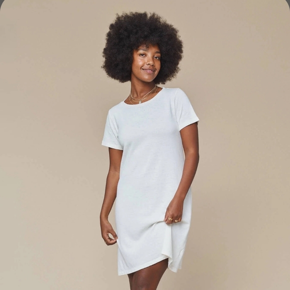 Jungmaven Dresses & Skirts - Jungmaven white organic cotton/hemp blend dress sz S